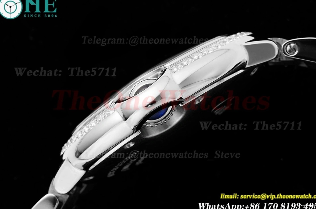 Ballon Dia 33mm White De Bleu SS SS Dial Quartz Cartier AF 0417